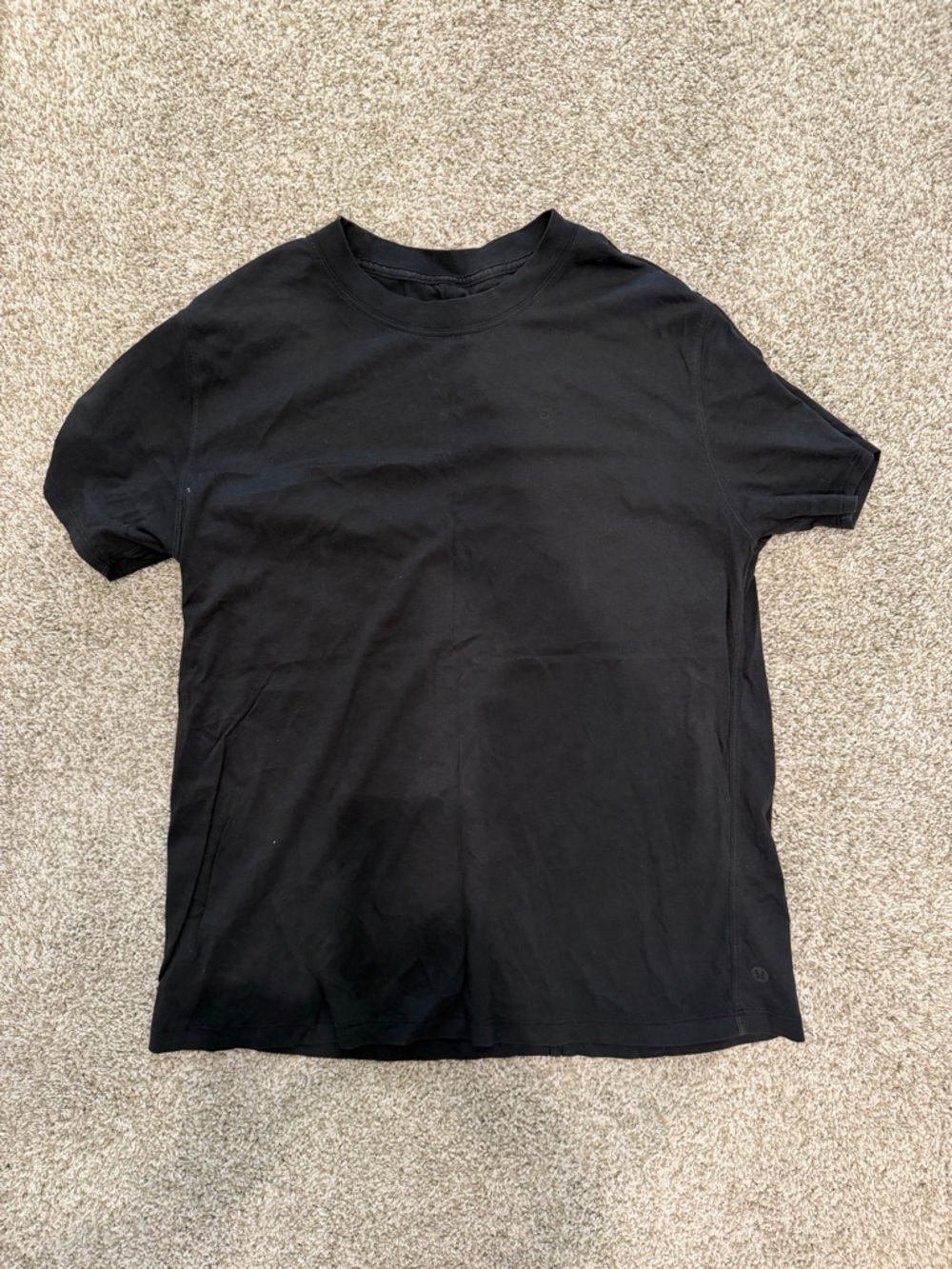 lululemon athletica Black Short Sleeve Crew Tee